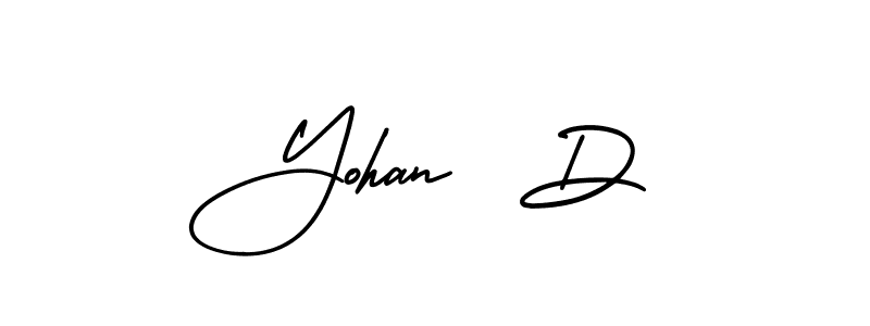 How to make Yohan  D name signature. Use AmerikaSignatureDemo-Regular style for creating short signs online. This is the latest handwritten sign. Yohan  D signature style 3 images and pictures png