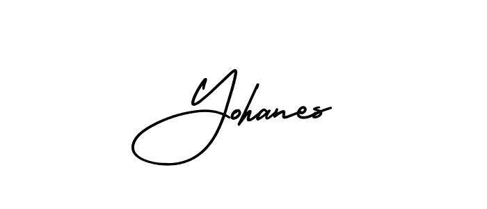 Make a beautiful signature design for name Yohanes. With this signature (AmerikaSignatureDemo-Regular) style, you can create a handwritten signature for free. Yohanes signature style 3 images and pictures png