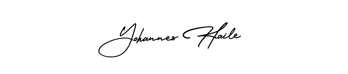 Also You can easily find your signature by using the search form. We will create Yohannes Haile name handwritten signature images for you free of cost using AmerikaSignatureDemo-Regular sign style. Yohannes Haile signature style 3 images and pictures png