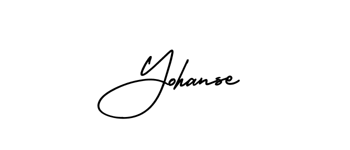 Make a beautiful signature design for name Yohanse. With this signature (AmerikaSignatureDemo-Regular) style, you can create a handwritten signature for free. Yohanse signature style 3 images and pictures png
