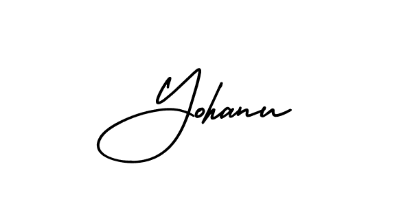 Make a beautiful signature design for name Yohanu. Use this online signature maker to create a handwritten signature for free. Yohanu signature style 3 images and pictures png