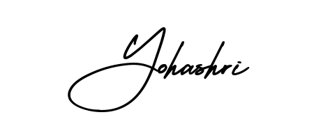 Designed for modern professionals: Yohashri name signature crafted with AmerikaSignatureDemo-Regular script. Ready for digital PDF workflows. Yohashri signature style 3 images and pictures png