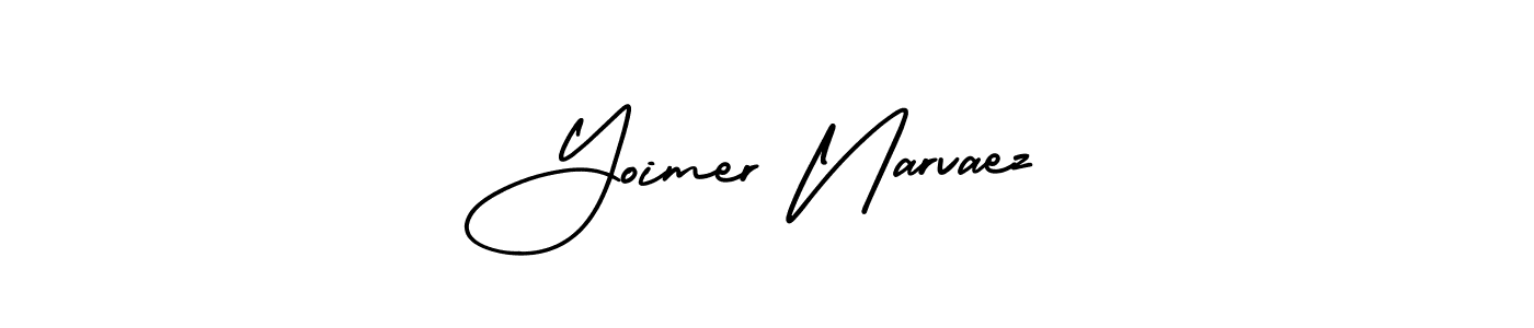 Make a beautiful signature design for name Yoimer Narvaez. With this signature (AmerikaSignatureDemo-Regular) style, you can create a handwritten signature for free. Yoimer Narvaez signature style 3 images and pictures png