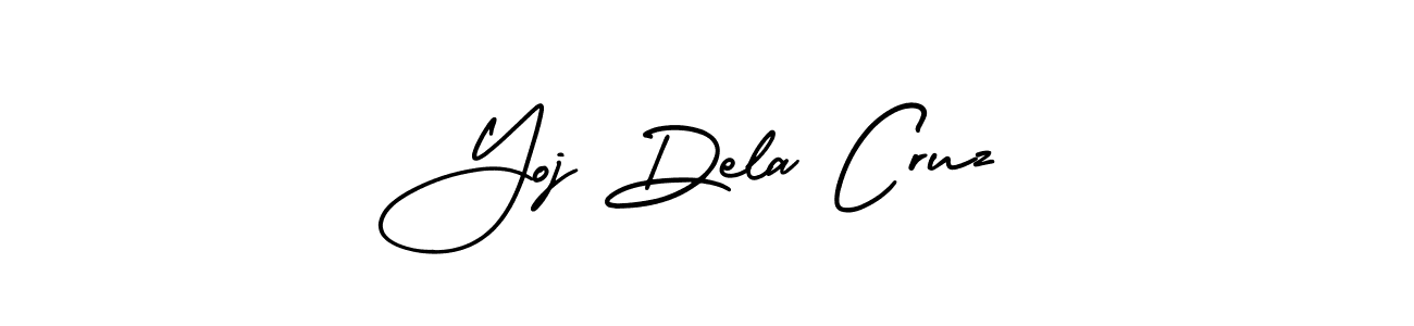 Also You can easily find your signature by using the search form. We will create Yoj Dela Cruz name handwritten signature images for you free of cost using AmerikaSignatureDemo-Regular sign style. Yoj Dela Cruz signature style 3 images and pictures png