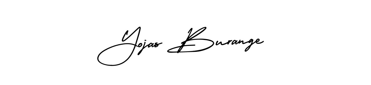 Design your own signature with our free online signature maker. With this signature software, you can create a handwritten (AmerikaSignatureDemo-Regular) signature for name Yojas Burange. Yojas Burange signature style 3 images and pictures png
