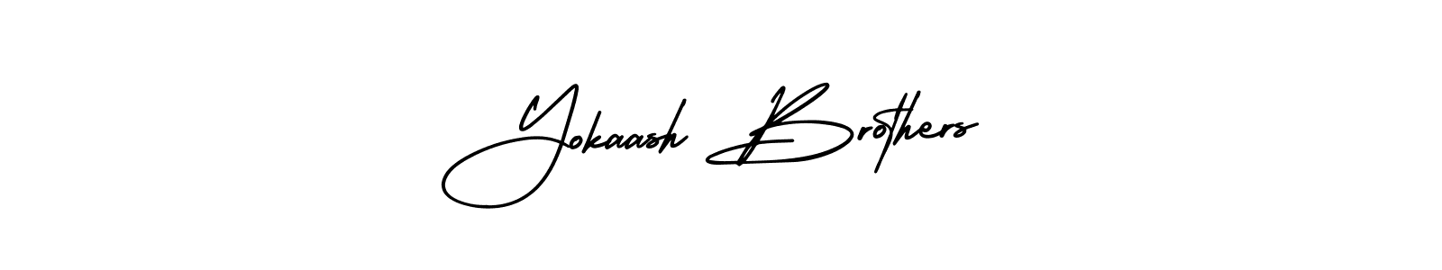 Here are the top 10 professional signature styles for the name Yokaash Brothers. These are the best autograph styles you can use for your name. Yokaash Brothers signature style 3 images and pictures png