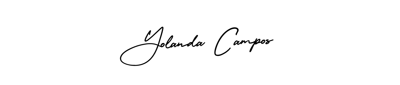 Similarly AmerikaSignatureDemo-Regular is the best handwritten signature design. Signature creator online .You can use it as an online autograph creator for name Yolanda Campos. Yolanda Campos signature style 3 images and pictures png