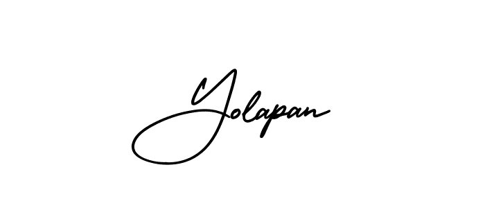 Best and Professional Signature Style for Yolapan. AmerikaSignatureDemo-Regular Best Signature Style Collection. Yolapan signature style 3 images and pictures png