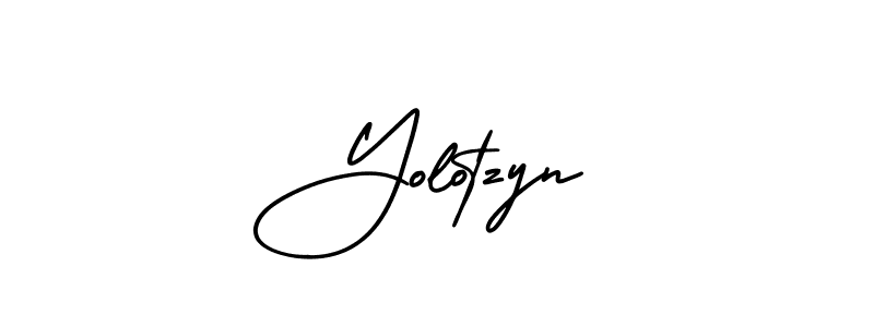 Create a beautiful signature design for name Yolotzyn. With this signature (AmerikaSignatureDemo-Regular) fonts, you can make a handwritten signature for free. Yolotzyn signature style 3 images and pictures png