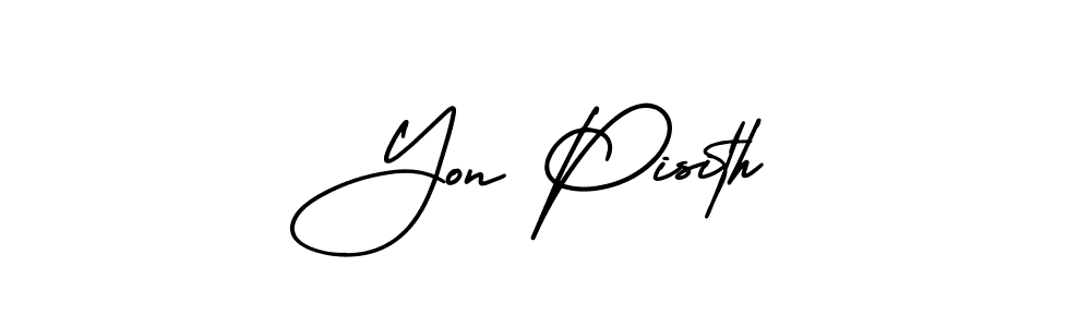 How to make Yon Pisith signature? AmerikaSignatureDemo-Regular is a professional autograph style. Create handwritten signature for Yon Pisith name. Yon Pisith signature style 3 images and pictures png