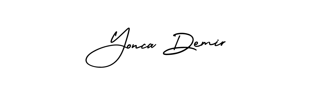 Check out images of Autograph of Yonca Demir name. Actor Yonca Demir Signature Style. AmerikaSignatureDemo-Regular is a professional sign style online. Yonca Demir signature style 3 images and pictures png