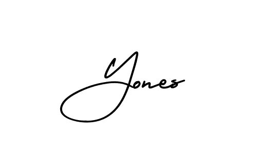 Also we have Yones name is the best signature style. Create professional handwritten signature collection using AmerikaSignatureDemo-Regular autograph style. Yones signature style 3 images and pictures png