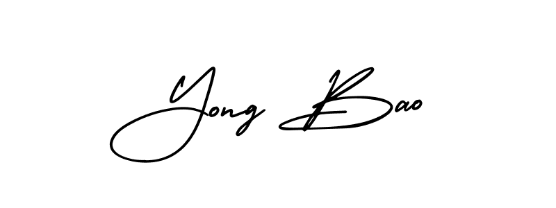 AmerikaSignatureDemo-Regular is a professional signature style that is perfect for those who want to add a touch of class to their signature. It is also a great choice for those who want to make their signature more unique. Get Yong Bao name to fancy signature for free. Yong Bao signature style 3 images and pictures png