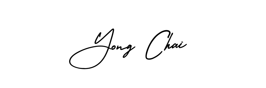 Design your own signature with our free online signature maker. With this signature software, you can create a handwritten (AmerikaSignatureDemo-Regular) signature for name Yong Chai. Yong Chai signature style 3 images and pictures png