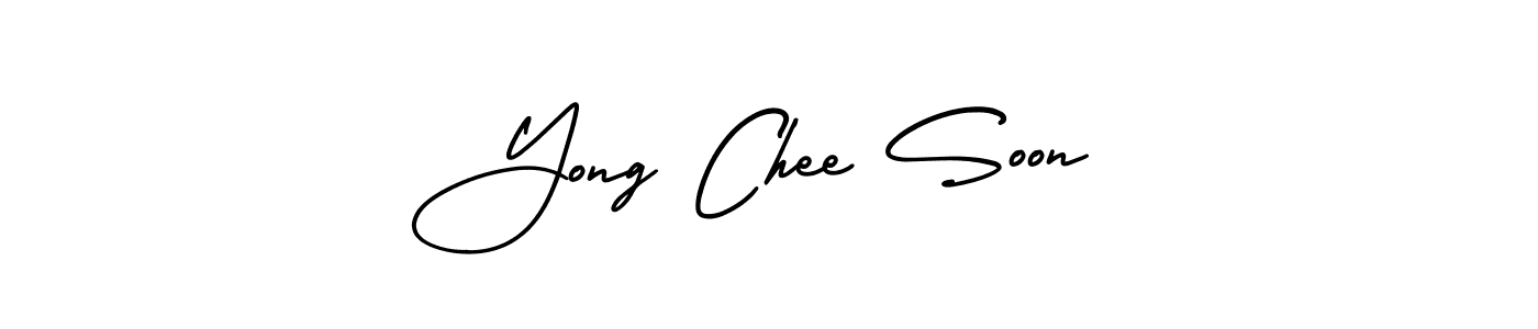 Also You can easily find your signature by using the search form. We will create Yong Chee Soon name handwritten signature images for you free of cost using AmerikaSignatureDemo-Regular sign style. Yong Chee Soon signature style 3 images and pictures png