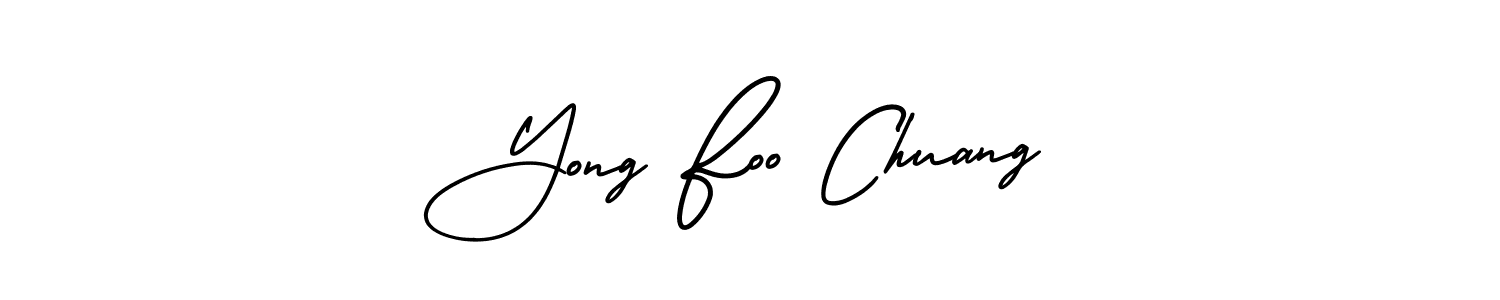 How to Draw Yong Foo Chuang signature style? AmerikaSignatureDemo-Regular is a latest design signature styles for name Yong Foo Chuang. Yong Foo Chuang signature style 3 images and pictures png