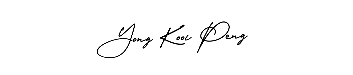 AmerikaSignatureDemo-Regular is a professional signature style that is perfect for those who want to add a touch of class to their signature. It is also a great choice for those who want to make their signature more unique. Get Yong Kooi Peng name to fancy signature for free. Yong Kooi Peng signature style 3 images and pictures png