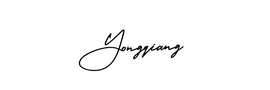 Check out images of Autograph of Yongqiang name. Actor Yongqiang Signature Style. AmerikaSignatureDemo-Regular is a professional sign style online. Yongqiang signature style 3 images and pictures png
