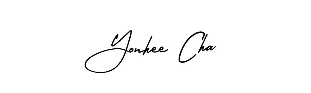 Also we have Yonhee Cha name is the best signature style. Create professional handwritten signature collection using AmerikaSignatureDemo-Regular autograph style. Yonhee Cha signature style 3 images and pictures png