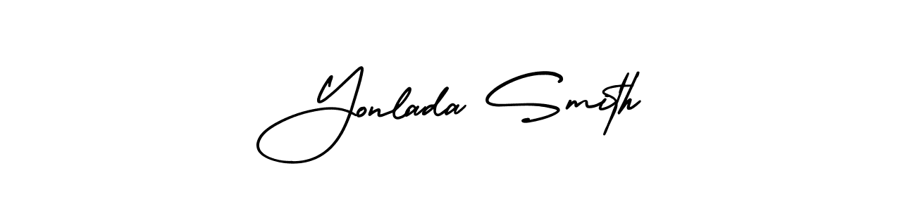 Make a beautiful signature design for name Yonlada Smith. With this signature (AmerikaSignatureDemo-Regular) style, you can create a handwritten signature for free. Yonlada Smith signature style 3 images and pictures png