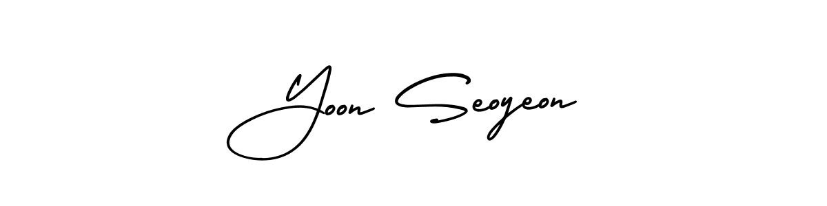 How to make Yoon Seoyeon signature? AmerikaSignatureDemo-Regular is a professional autograph style. Create handwritten signature for Yoon Seoyeon name. Yoon Seoyeon signature style 3 images and pictures png