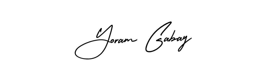 Make a short Yoram Gabay signature style. Manage your documents anywhere anytime using AmerikaSignatureDemo-Regular. Create and add eSignatures, submit forms, share and send files easily. Yoram Gabay signature style 3 images and pictures png