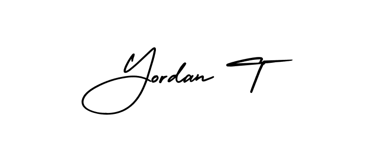 Once you've used our free online signature maker to create your best signature AmerikaSignatureDemo-Regular style, it's time to enjoy all of the benefits that Yordan T name signing documents. Yordan T signature style 3 images and pictures png