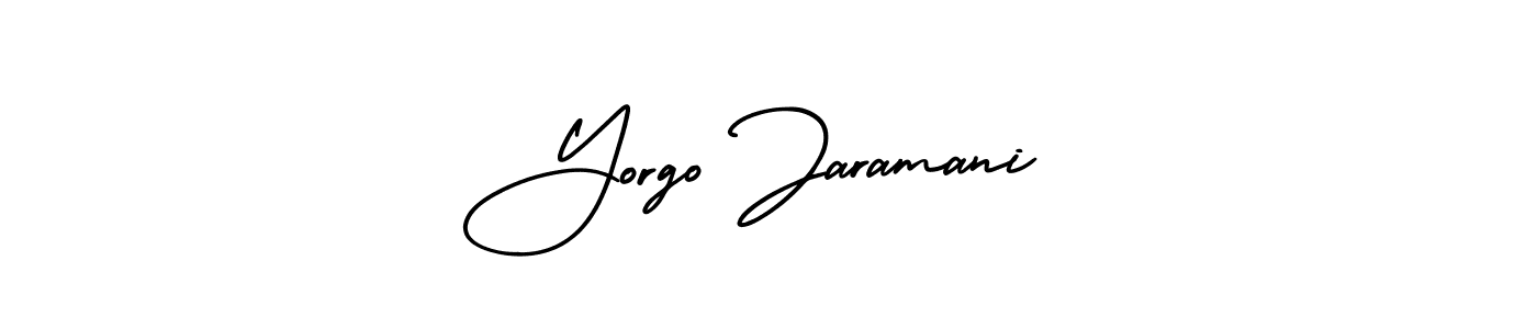 Also we have Yorgo Jaramani name is the best signature style. Create professional handwritten signature collection using AmerikaSignatureDemo-Regular autograph style. Yorgo Jaramani signature style 3 images and pictures png