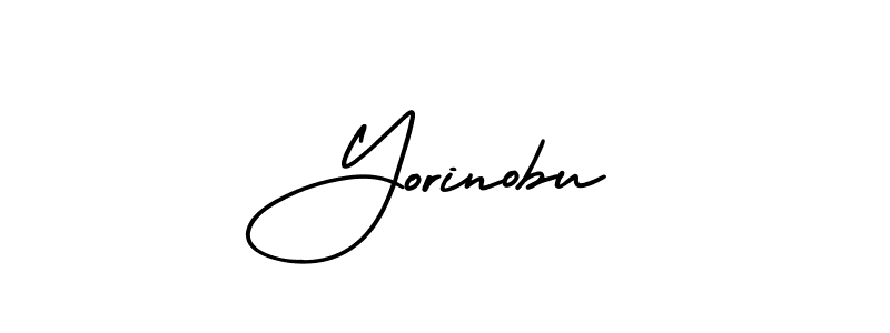 AmerikaSignatureDemo-Regular is a professional signature style that is perfect for those who want to add a touch of class to their signature. It is also a great choice for those who want to make their signature more unique. Get Yorinobu name to fancy signature for free. Yorinobu signature style 3 images and pictures png