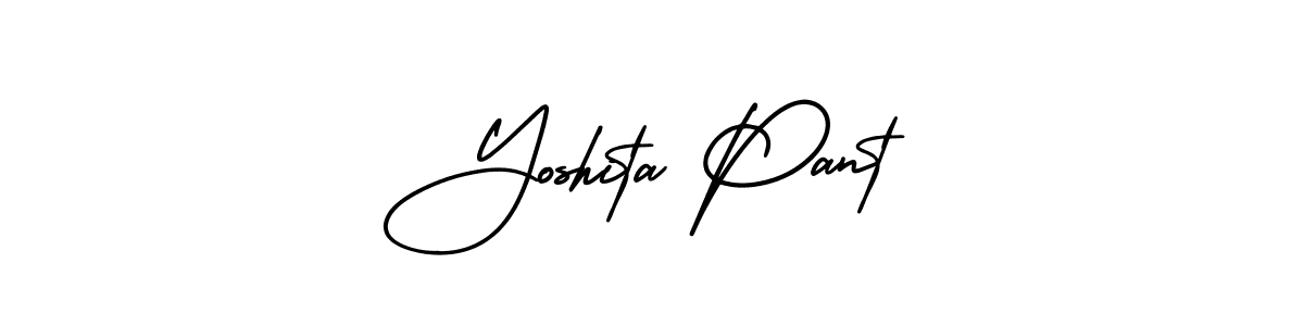 Here are the top 10 professional signature styles for the name Yoshita Pant. These are the best autograph styles you can use for your name. Yoshita Pant signature style 3 images and pictures png