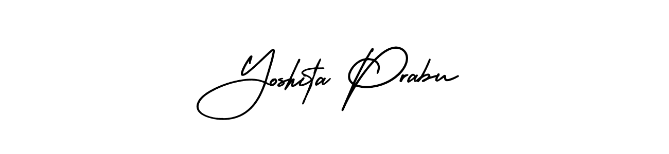 Make a beautiful signature design for name Yoshita Prabu. Use this online signature maker to create a handwritten signature for free. Yoshita Prabu signature style 3 images and pictures png