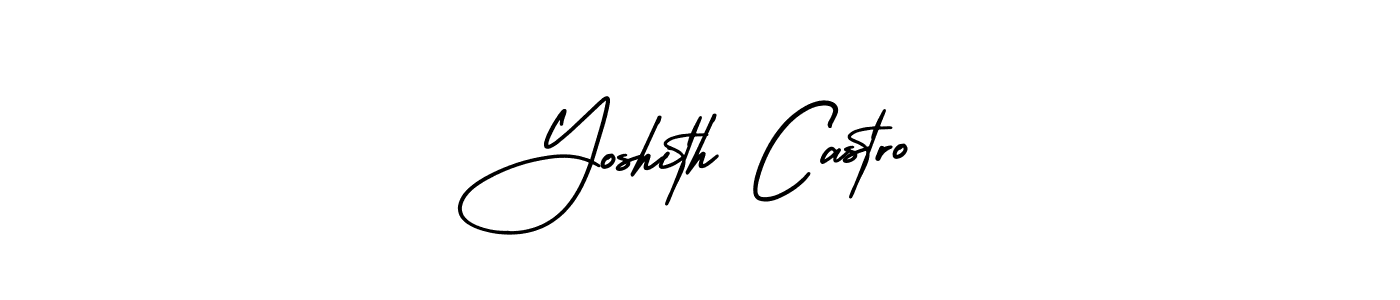 It looks lik you need a new signature style for name Yoshith Castro. Design unique handwritten (AmerikaSignatureDemo-Regular) signature with our free signature maker in just a few clicks. Yoshith Castro signature style 3 images and pictures png