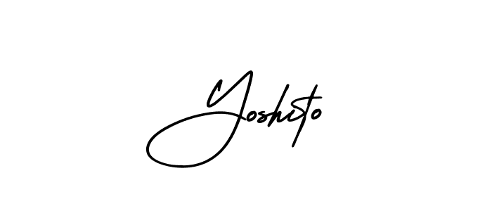 It looks lik you need a new signature style for name Yoshito. Design unique handwritten (AmerikaSignatureDemo-Regular) signature with our free signature maker in just a few clicks. Yoshito signature style 3 images and pictures png