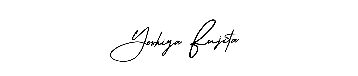 if you are searching for the best signature style for your name Yoshiya Fujita. so please give up your signature search. here we have designed multiple signature styles  using AmerikaSignatureDemo-Regular. Yoshiya Fujita signature style 3 images and pictures png