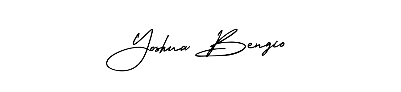 Create a beautiful signature design for name Yoshua Bengio. With this signature (AmerikaSignatureDemo-Regular) fonts, you can make a handwritten signature for free. Yoshua Bengio signature style 3 images and pictures png