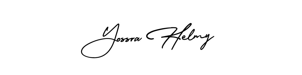 Make a beautiful signature design for name Yossra Helmy. With this signature (AmerikaSignatureDemo-Regular) style, you can create a handwritten signature for free. Yossra Helmy signature style 3 images and pictures png
