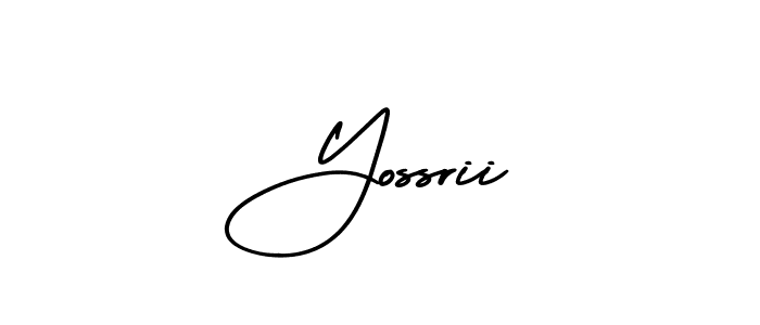 Best and Professional Signature Style for Yossrii. AmerikaSignatureDemo-Regular Best Signature Style Collection. Yossrii signature style 3 images and pictures png