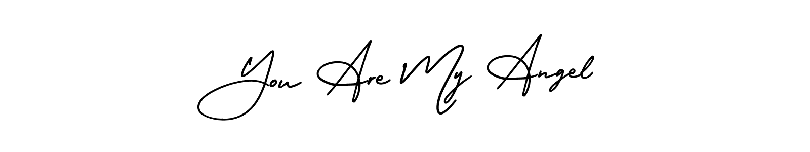 This is the best signature style for the You Are My Angel name. Also you like these signature font (AmerikaSignatureDemo-Regular). Mix name signature. You Are My Angel signature style 3 images and pictures png