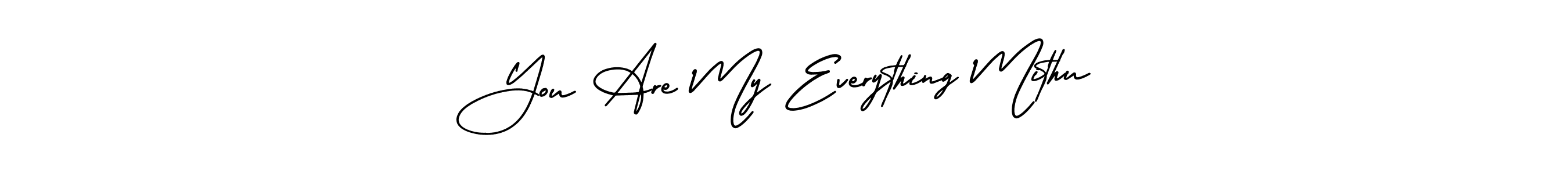 You Are My Everything Mithu stylish signature style. Best Handwritten Sign (AmerikaSignatureDemo-Regular) for my name. Handwritten Signature Collection Ideas for my name You Are My Everything Mithu. You Are My Everything Mithu signature style 3 images and pictures png