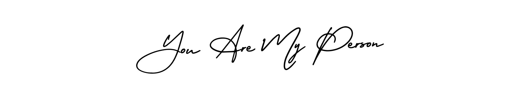 Once you've used our free online signature maker to create your best signature AmerikaSignatureDemo-Regular style, it's time to enjoy all of the benefits that You Are My Person name signing documents. You Are My Person signature style 3 images and pictures png