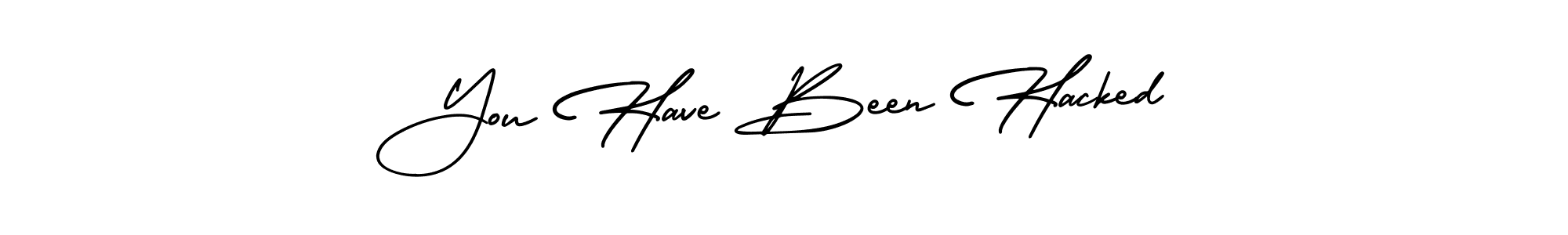 How to make You Have Been Hacked name signature. Use AmerikaSignatureDemo-Regular style for creating short signs online. This is the latest handwritten sign. You Have Been Hacked signature style 3 images and pictures png