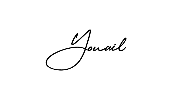 How to Draw Youail signature style? AmerikaSignatureDemo-Regular is a latest design signature styles for name Youail. Youail signature style 3 images and pictures png