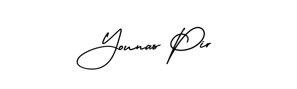 How to make Younas Pir signature? AmerikaSignatureDemo-Regular is a professional autograph style. Create handwritten signature for Younas Pir name. Younas Pir signature style 3 images and pictures png