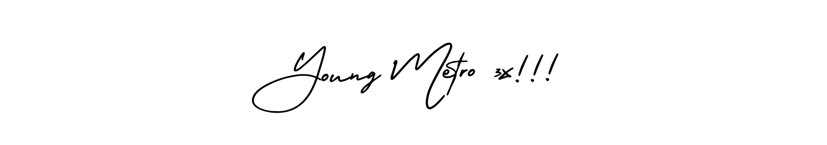 Create a beautiful signature design for name Young Metro 3x!!!. With this signature (AmerikaSignatureDemo-Regular) fonts, you can make a handwritten signature for free. Young Metro 3x!!! signature style 3 images and pictures png