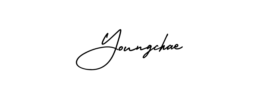 Make a short Youngchae signature style. Manage your documents anywhere anytime using AmerikaSignatureDemo-Regular. Create and add eSignatures, submit forms, share and send files easily. Youngchae signature style 3 images and pictures png