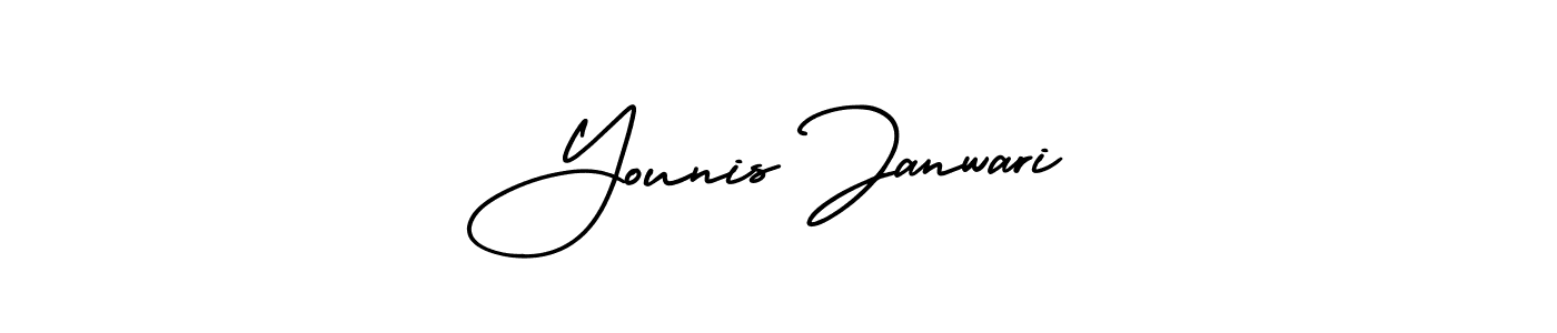 Similarly AmerikaSignatureDemo-Regular is the best handwritten signature design. Signature creator online .You can use it as an online autograph creator for name Younis Janwari. Younis Janwari signature style 3 images and pictures png