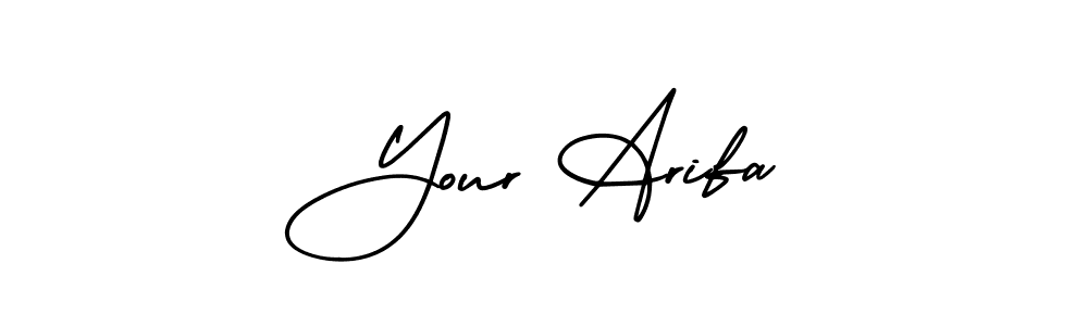 Make a beautiful signature design for name Your Arifa. With this signature (AmerikaSignatureDemo-Regular) style, you can create a handwritten signature for free. Your Arifa signature style 3 images and pictures png
