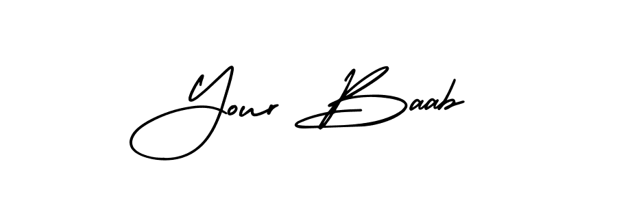 It looks lik you need a new signature style for name Your Baab. Design unique handwritten (AmerikaSignatureDemo-Regular) signature with our free signature maker in just a few clicks. Your Baab signature style 3 images and pictures png