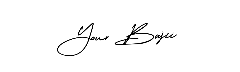 Make a short Your Bajii signature style. Manage your documents anywhere anytime using AmerikaSignatureDemo-Regular. Create and add eSignatures, submit forms, share and send files easily. Your Bajii signature style 3 images and pictures png