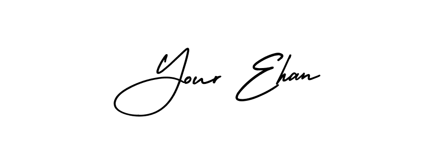 Your Ehan stylish signature style. Best Handwritten Sign (AmerikaSignatureDemo-Regular) for my name. Handwritten Signature Collection Ideas for my name Your Ehan. Your Ehan signature style 3 images and pictures png